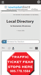 Mobile Screenshot of directory.newmarketdirect.info
